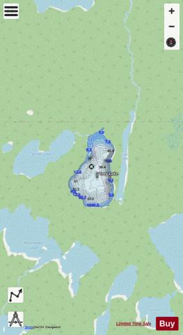 Tory Lake depth contour Map - i-Boating App - Streets