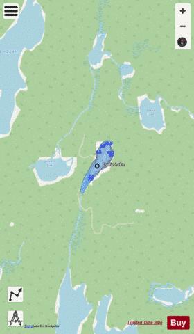 Dobie Lake depth contour Map - i-Boating App - Streets
