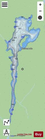 McEwen Lake depth contour Map - i-Boating App - Streets