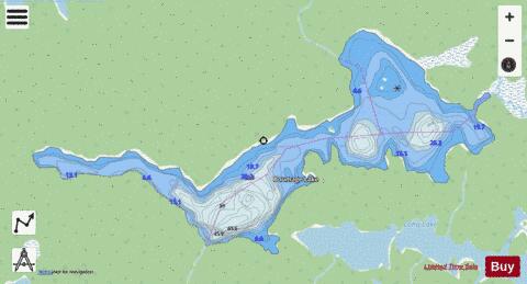 Boumage Lake depth contour Map - i-Boating App - Streets
