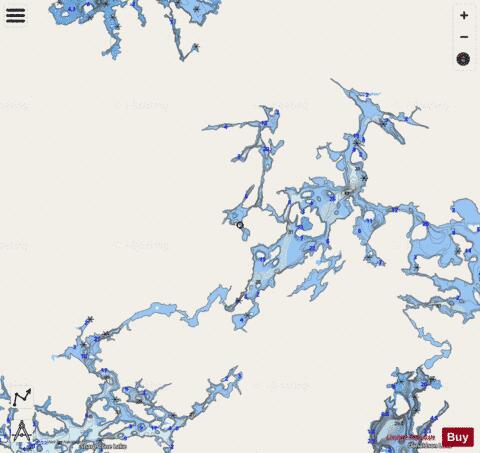 Berens River depth contour Map - i-Boating App - Streets