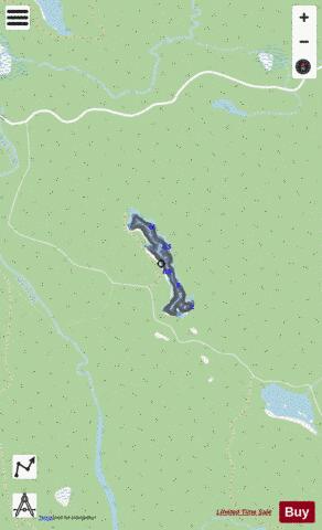 Smilsky Lake 11 depth contour Map - i-Boating App - Streets
