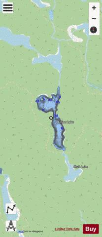 Fillion L. depth contour Map - i-Boating App - Streets