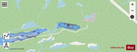 Pardee Lake depth contour Map - i-Boating App - Streets