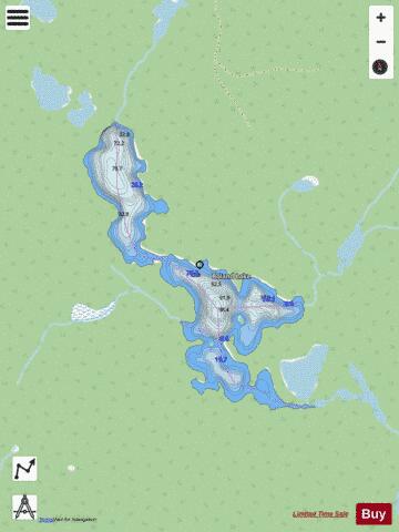 Boland Lake depth contour Map - i-Boating App - Streets