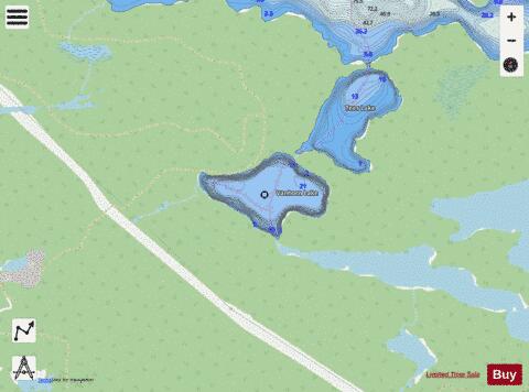 Vanhorn Lake depth contour Map - i-Boating App - Streets