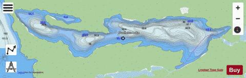 Ouellette Lake depth contour Map - i-Boating App - Streets