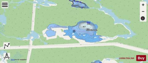 Strouth Lake depth contour Map - i-Boating App - Streets