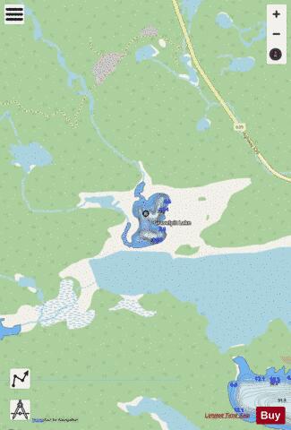 Gravelpit Lake depth contour Map - i-Boating App - Streets