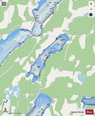 Lohi Lake depth contour Map - i-Boating App - Streets
