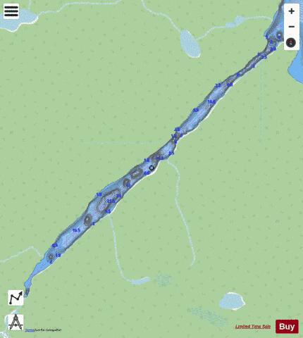 Eaglehead River depth contour Map - i-Boating App - Streets