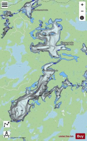 Winnange Lake depth contour Map - i-Boating App - Streets