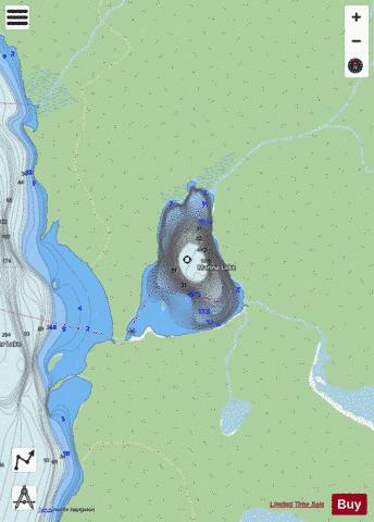 Marina Lake depth contour Map - i-Boating App - Streets
