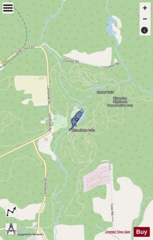 Kinsman Pond depth contour Map - i-Boating App - Streets