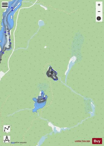 Smilsky Lake 3 depth contour Map - i-Boating App - Streets