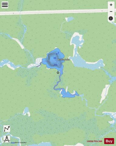 Beishlag Lake / Fairy Lake depth contour Map - i-Boating App - Streets