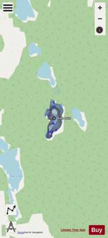 Boot Lake / Boc Lake depth contour Map - i-Boating App - Streets