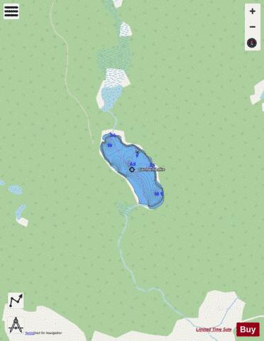 Carmen Lake depth contour Map - i-Boating App - Streets