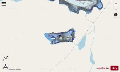 Caswell Lake depth contour Map - i-Boating App - Streets