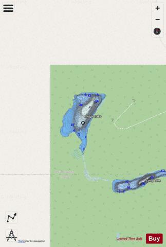 Clegge Lake depth contour Map - i-Boating App - Streets