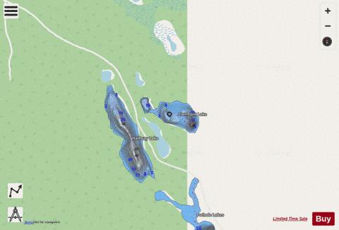 Clermont Lake depth contour Map - i-Boating App - Streets