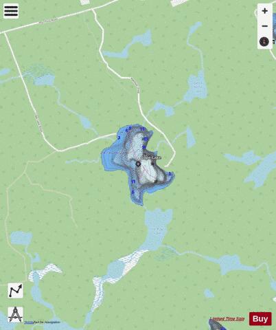 Cope Lake depth contour Map - i-Boating App - Streets