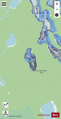 Eno Lake, Freele depth contour Map - i-Boating App - Streets