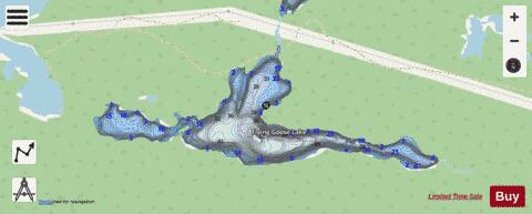 Flying Goose Lake depth contour Map - i-Boating App - Streets