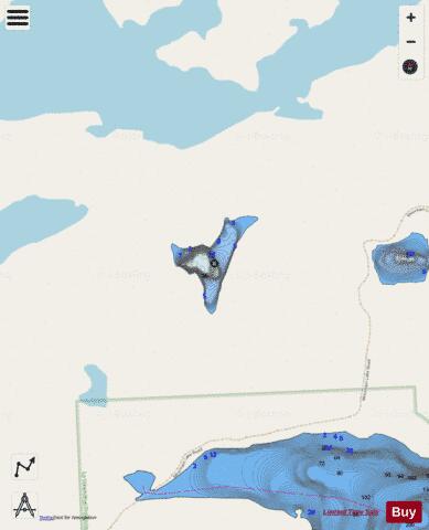 Forrest Lake depth contour Map - i-Boating App - Streets