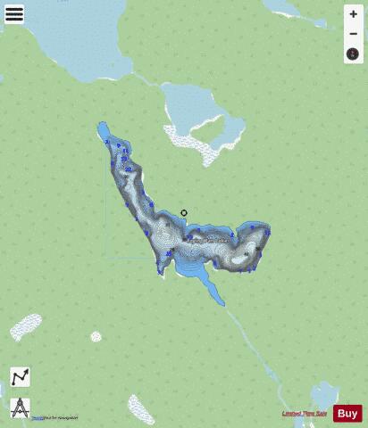 Frying Pan Lake depth contour Map - i-Boating App - Streets
