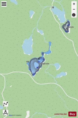 Georgia Lake depth contour Map - i-Boating App - Streets