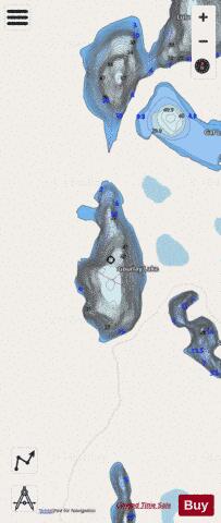 Gourlay Lake depth contour Map - i-Boating App - Streets