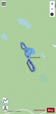Greenock Lake depth contour Map - i-Boating App - Streets