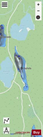 Grey Lake depth contour Map - i-Boating App - Streets