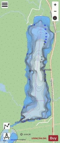 Jackfish Lake depth contour Map - i-Boating App - Streets