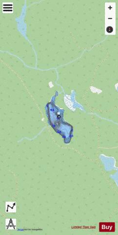Lake No 11, Sault Ste Marie depth contour Map - i-Boating App - Streets