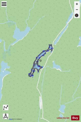 Lake No 15, Yarrow depth contour Map - i-Boating App - Streets