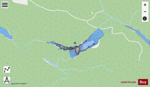 Lake No 20 Roadhouse depth contour Map - i-Boating App - Streets
