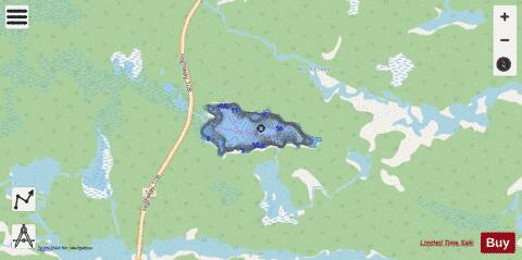 Lake No 2 North Shore depth contour Map - i-Boating App - Streets