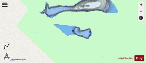 Little Castle Lake Hardwick depth contour Map - i-Boating App - Streets