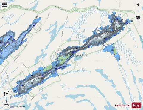Loon Call Lake depth contour Map - i-Boating App - Streets