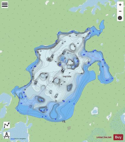 Lucy Lake depth contour Map - i-Boating App - Streets