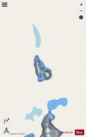 Mall Lake depth contour Map - i-Boating App - Streets