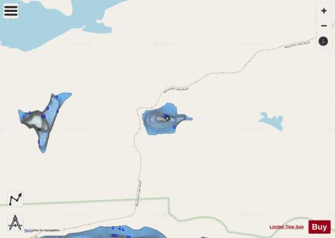 Mckecknie Lake depth contour Map - i-Boating App - Streets