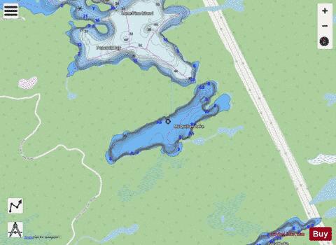 Mcquillan Lake depth contour Map - i-Boating App - Streets