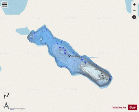 Noble Lake depth contour Map - i-Boating App - Streets