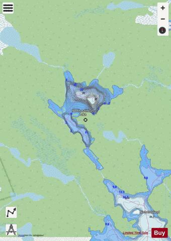 North Rathbun Lake depth contour Map - i-Boating App - Streets