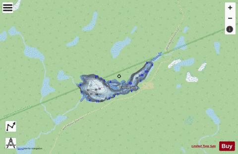 O Neill Lake depth contour Map - i-Boating App - Streets