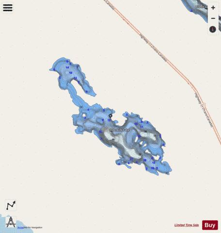 Oderkirk Lake depth contour Map - i-Boating App - Streets
