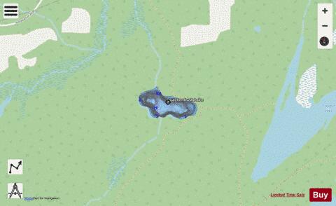 Quackenbush Lake depth contour Map - i-Boating App - Streets